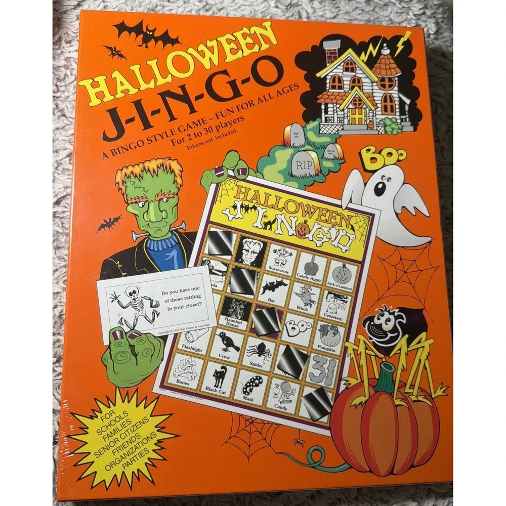 Halloween JINGO A Bingo Style Game - SEALED School Party